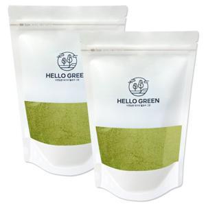 [헬로우그린] 국내산 제주 새싹 보리 분말 가루 500g, 2개 노지재배 보리순