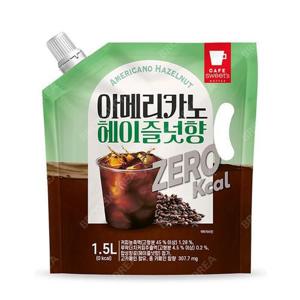 스위츠 아메리카노 헤이즐넛 제로 1.5L 대용량 파우치