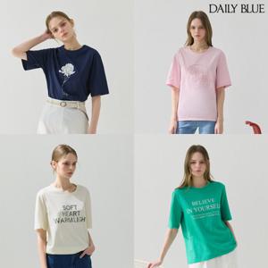 [데일리블루]26SS 프리미엄 티셔츠 컬렉션 4종