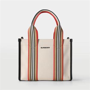 버버리 캔버스 미니 토트백 81214931