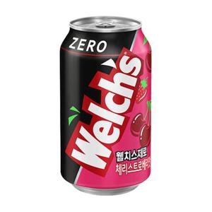 웰치스 제로 체리스트로베리 355ml X 24캔