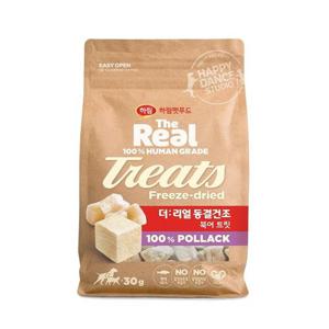 [하림펫푸드] 더리얼 동결건조 북어 트릿 30g x3