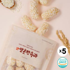 [T] 김규흔 한과 달콤한 조청 유과 120g X 5봉지