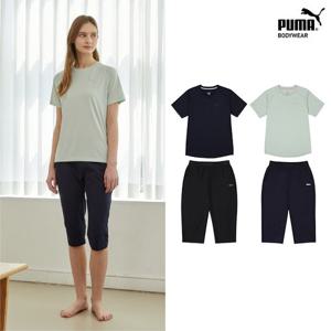 [푸마] 톤온톤 로고 소취기능 여성 홈웨어 셋업 4종세트