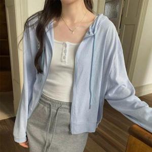 봄 여름 얇은 후드 집업 LM-0456