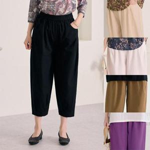 [엄마옷 로즈맘] 초단밴딩면바지