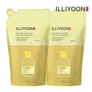 일리윤 프레쉬모이스춰  바디워시 500ML 2입 리필