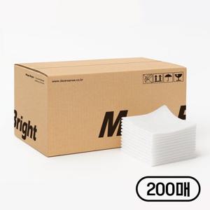 매직브라이트 대용량 정전기 청소포 정전기포 200매
