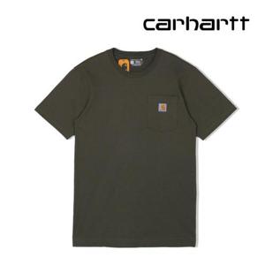 칼하트 워크웨어 포켓 반팔티셔츠 더스티 올리브 K87-DO