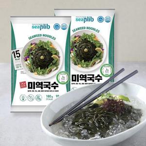 [해미푸드] 참 미역국수 180g 20봉(비빔소스10개 + 메밀소스10개)