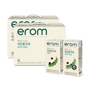 이롬두유 황성주박사의 국산콩두유 검은콩고칼슘두유 24팩 + 국산콩두유 검은콩두유 24팩 (총 48팩)