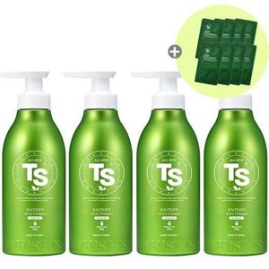 올뉴 TS 샴푸 500g 티에스 탈모샴푸 X 4개 + 6g 파우치 8개