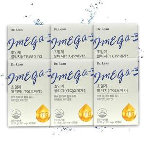 [닥터린][닥터린] 닥터린 초임계 알티지 오메가3 1025mg 30캡슐 X 6 TB (41266290)