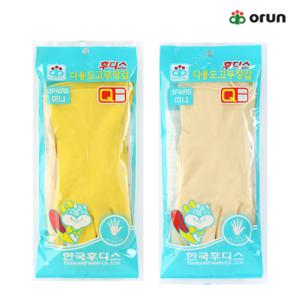 후디스 다용도 고무장갑 미니 3켤레