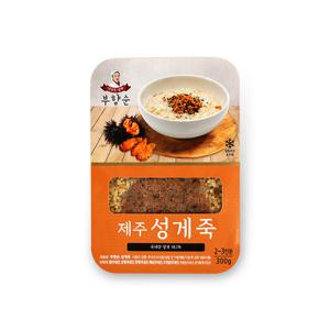 [제주푸드마씸] 부향순 제주 성게죽 x 2 (300g(2~3인분)/pack, 냉동)