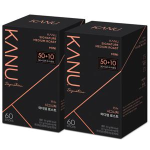 맥심 카누 시그니처 미디엄 미니 60T x 2개