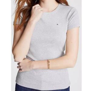 [해외배송] 타미힐피거 여성 라운드 반팔티셔츠 Grey