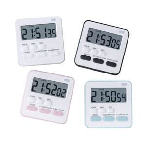 라온 LED 플래쉬 무음 주방 타이머 자석 쿠킹 스톱워치 요리 제과 제빵 베이킹 시계 공부 알람 타이머