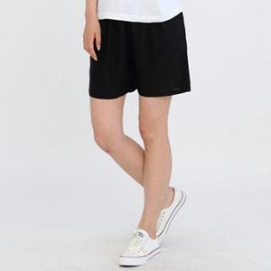 여자 여름 필수 홈웨어 여행 아이스 쿨 반바지 블랙