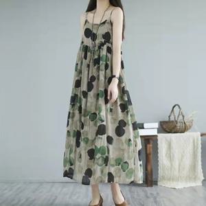 [몽벨리즈]써클패턴나시원피스 mde2300614