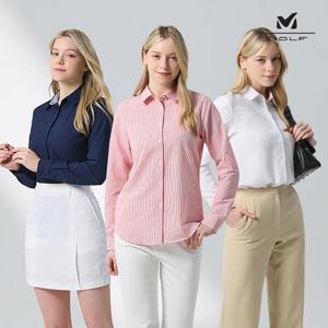[밀레골프][MILLET GOLF] 23SS 밀레골프 여성 타공 여름셔츠 3컬러 택1