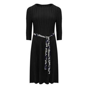 [조순희]스카프 플리츠 원피스 FNFO801