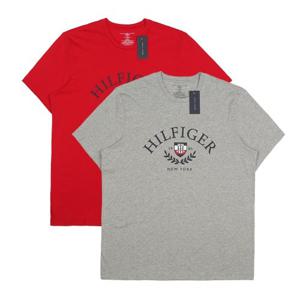 타미힐피거 반팔티 로고 그래픽 남녀공용 월계관티셔츠