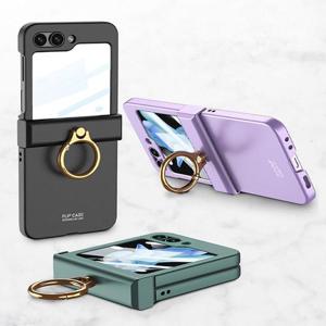 달로아 갤럭시Z플립7 Z플립6 제트플립6 액정 힌지 보호 핑거링 휴대폰 케이스