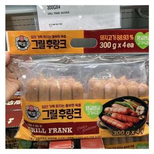 백설 그릴 후랑크 소시지 300gx4 51843_ice_4