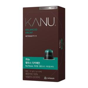 [카누]네스프레소 호환캡슐 밸런스디카페인 57g