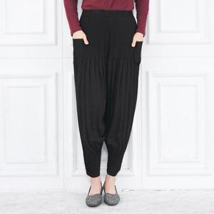 엄마옷 플리츠 주름 배기 팬츠 613BNM755 중년여성/50대/60대/마담/빅사이즈/할머니옷