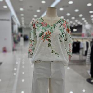 [스테파니]V넥7부니트티/A26SW6208_JK