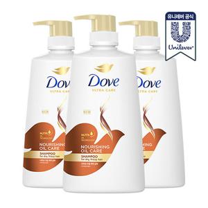 [무료배송]  도브 샴푸 너리싱 오일 케어 680ml 3개