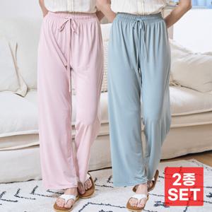 ★1+1/무료배송★ 하이웨스트 와이드 밴딩 팬츠 B24P208