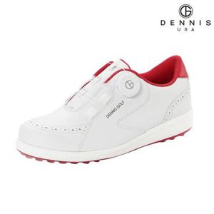 [데니스골프][DENNIS] 여성)다이얼 골프화_화이트_QAOXLSH071