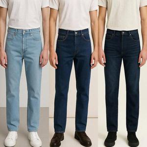 [뱅뱅]공용 인밴드 일자핏 데님팬츠 3종택일