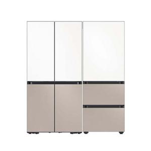 [삼성] 비스포크 냉장고 김치냉장고 세트에센셜 화이트+베이지RM70F63R2ZG+RQ33DB74D2AP