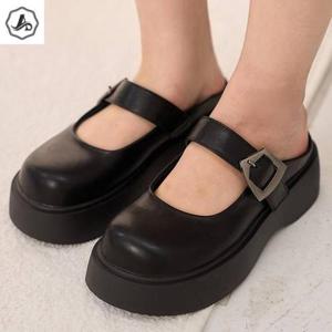 [애슬릿] 뮬 로퍼 여성 키높이 블로퍼 플랫폼 슬리퍼