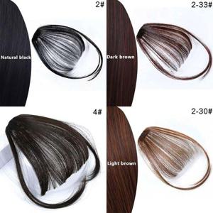 시스루뱅 앞머리 가발 헤어피스 자연스러운 스타일링 (WFJG2Z4)