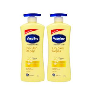 바세린 드라이스킨 리페어로션(600ml)-2개 보습로션 바디로션 건성용
