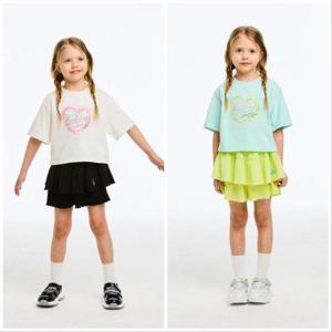 갤러리아_베네통키즈(26S)썸머 티어드 스커트 팬츠 QASP02631