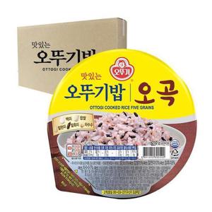[대용량과자][과자센타]YZQ-[박스]오뚜기 오곡밥 210g 18입 (13954899)