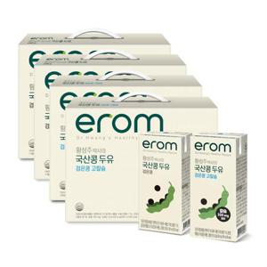 이롬두유 황성주박사의 국산콩두유 검은콩고칼슘두유 48팩 + 국산콩두유 검은콩두유 48팩 (총 96팩)