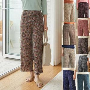 [엄마옷 로즈맘] 해화꽃주름9부밴딩바지