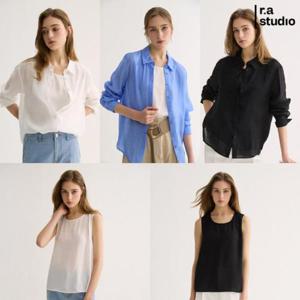 [라스튜디오]라스튜디오 26SS 여성 시어셔츠 3종+슬리브리스 2종
