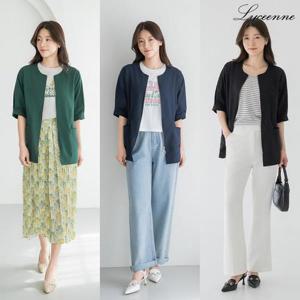 [마담4060]리센느 엘라스트링7부점퍼