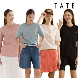 [TATE] 테이트 26SS 여성 썸머 우븐 에어리얼 테크 티 컬렉션 4종
