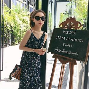 [오노마] ONM 여성 20대 휴양지코디 끈나시 여름 언발 롱 원피스