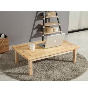 예작 접이식 편백 원목 책상 테이블 좌탁 800*600 GU011