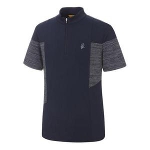 [마코](남성)사이드 배색 집업 반팔 티셔츠_MLM2TH01